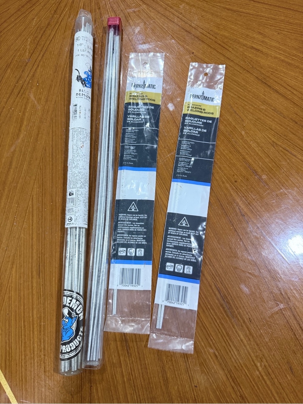 Welding/Soldering Rods - Silver Metal Rods (Set)